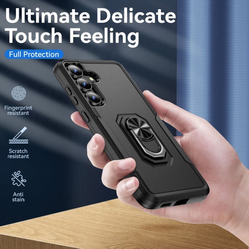 Kuori Samsung Galaxy S25 Fe Metalliefektinen Sormuspidike Suojakuori