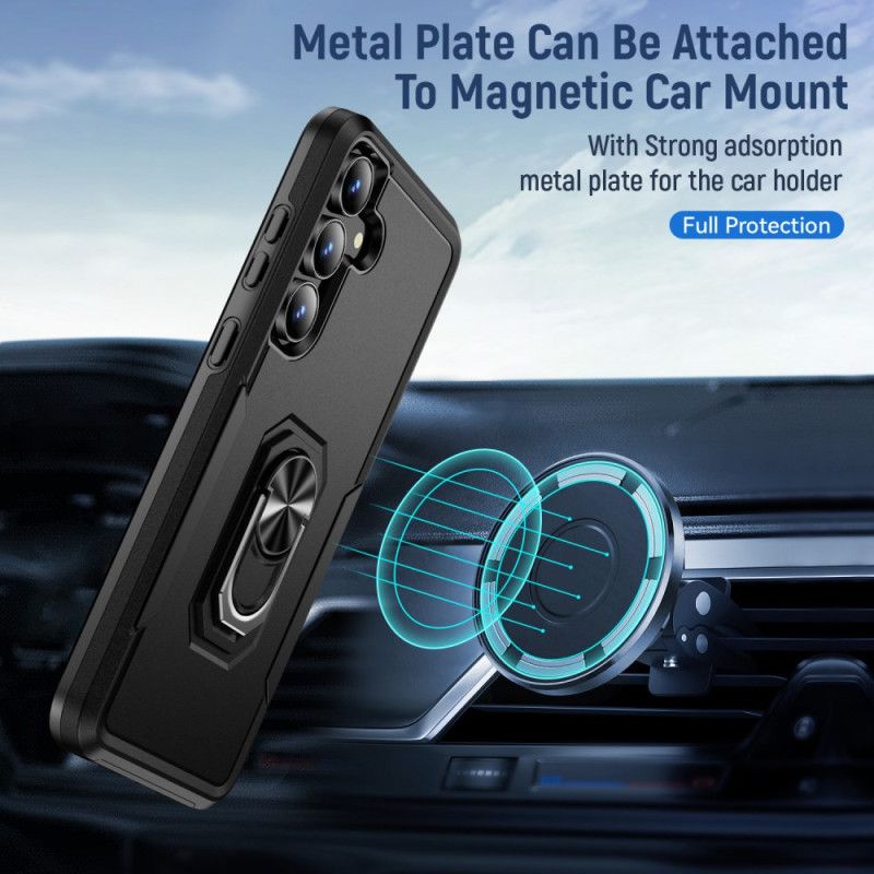 Kuori Samsung Galaxy S25 Fe Metalliefektinen Sormuspidike Suojakuori