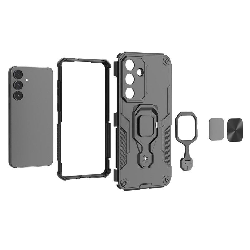 Kuori Samsung Galaxy S25 Fe Sisäänrakennettu 360-jalusta