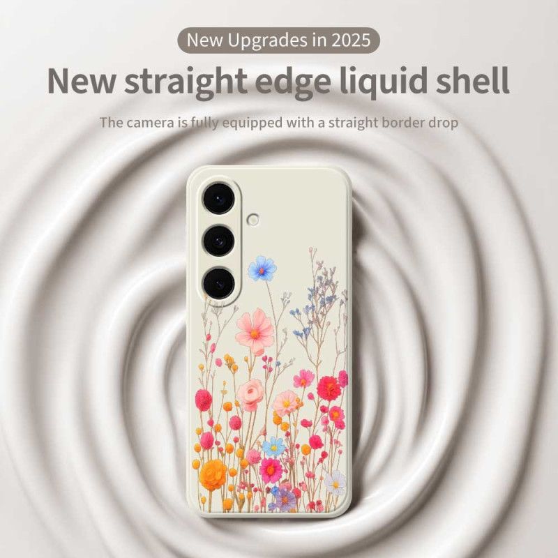 Kuori Samsung Galaxy S25 Fe Villikukka-silikoni