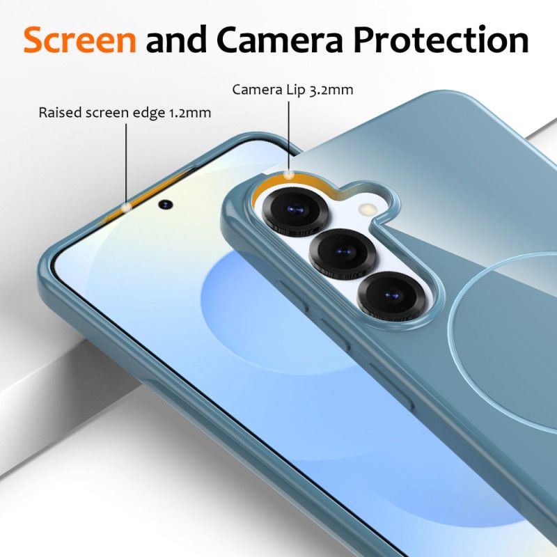 Kuori Samsung Galaxy S25 Fe Yhteensopiva Magsafen Kanssa Rannehihnalla