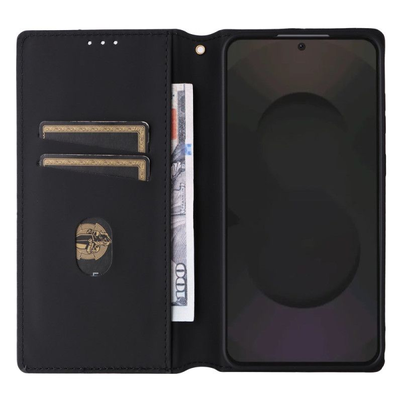 Nahkakotelo Samsung Galaxy S25 Fe Kiiltävä