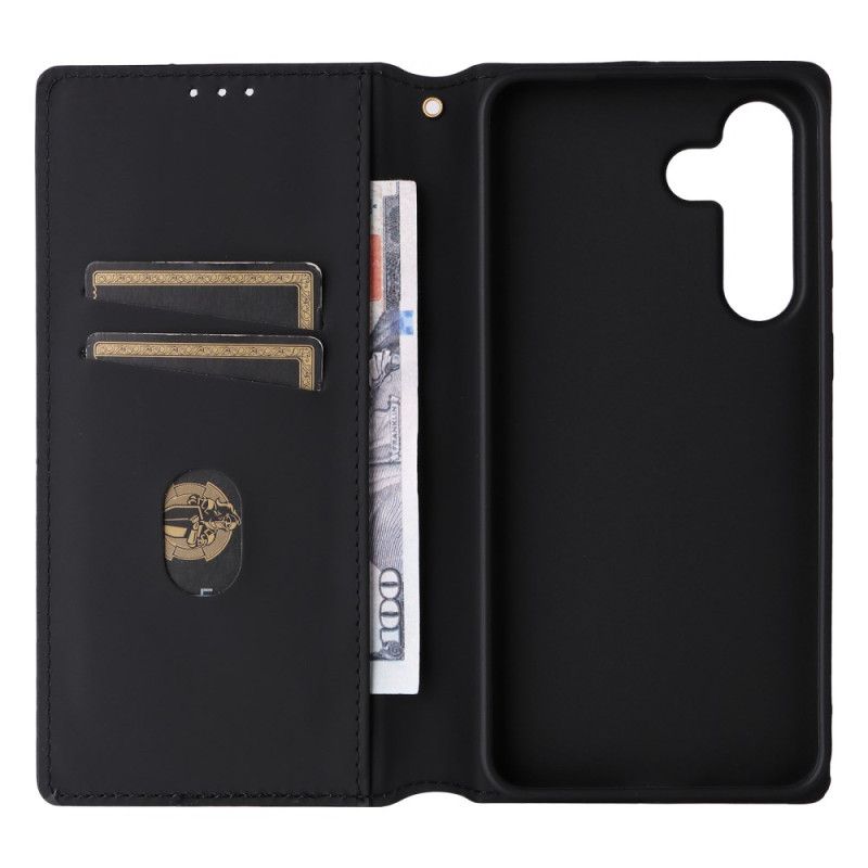 Nahkakotelo Samsung Galaxy S25 Fe Kiiltävä