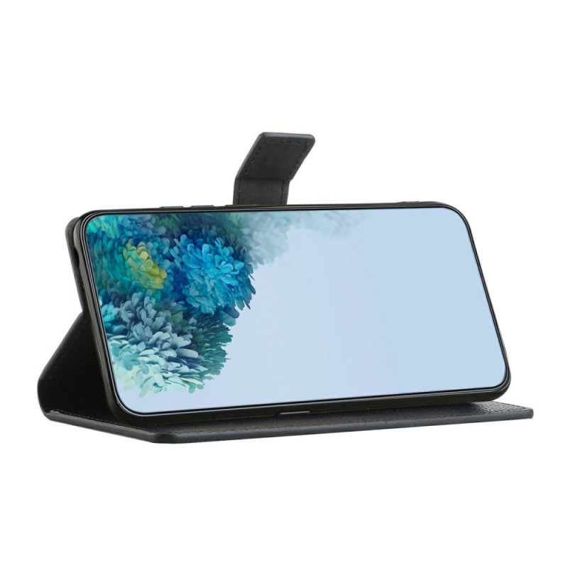 Nahkakotelo Samsung Galaxy S25 Fe Klassinen Musta