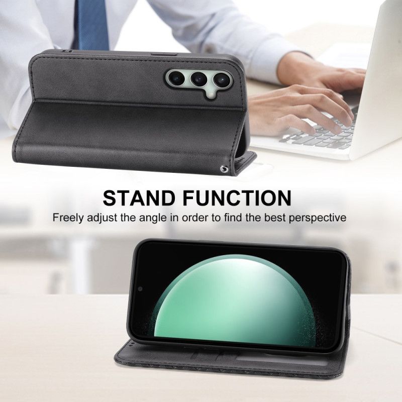 Nahkakotelo Samsung Galaxy S25 Fe Timanttikuvio Hihnalla