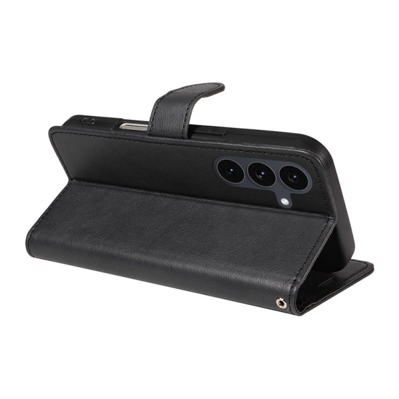 Nahkakotelo Samsung Galaxy S25 Fe Yksivärinen