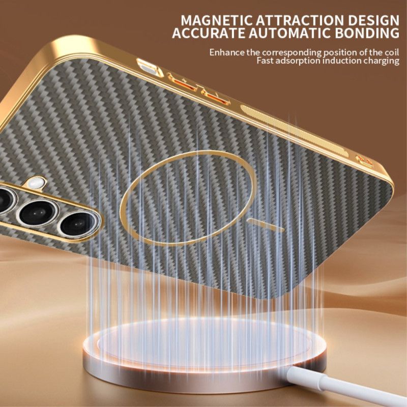 Puhelinkuoret Samsung Galaxy S25 Fe Magsafe-hiilikuitukuvio