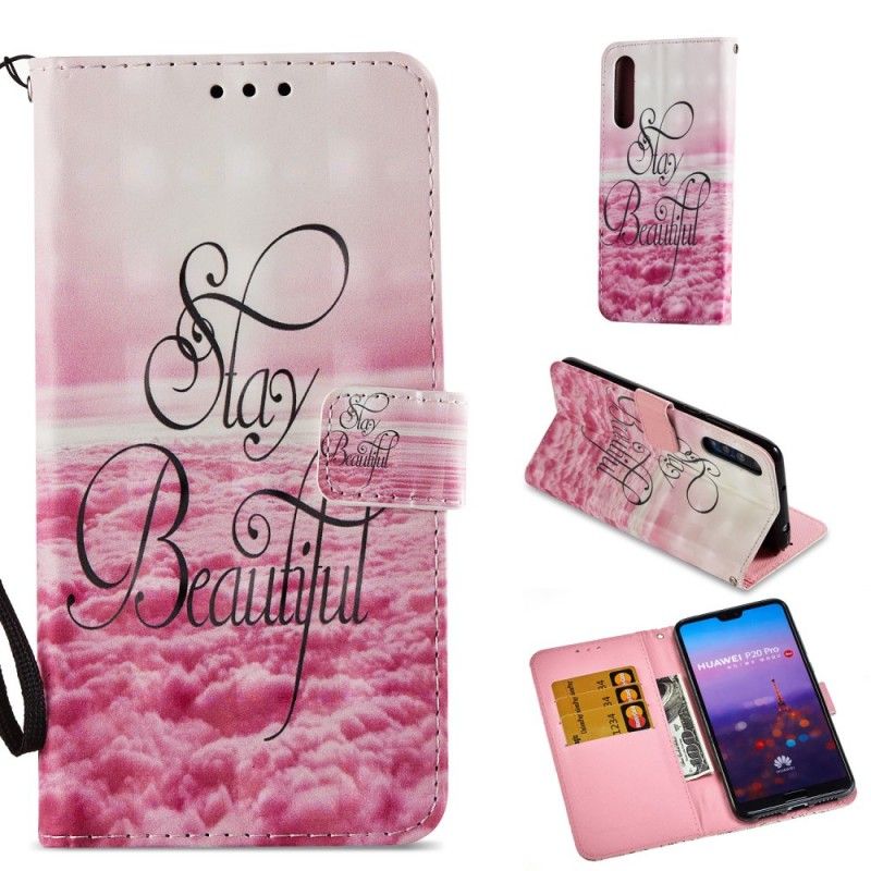 Flip Case Huawei P20 Pro Pysy Kauniina 3D