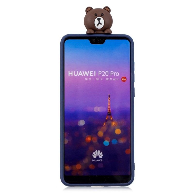 Kuori Huawei P20 Pro 3D Hauska Panda Suojakuori