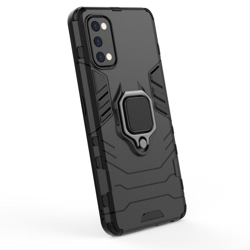 Kuori Realme 7 Pro Punainen Musta Kestävä Rengas Suojakuori
