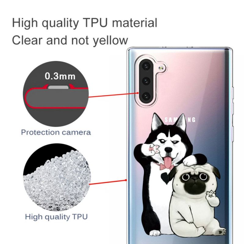 Kuori Samsung Galaxy Note 10 Hauskoja Koiria
