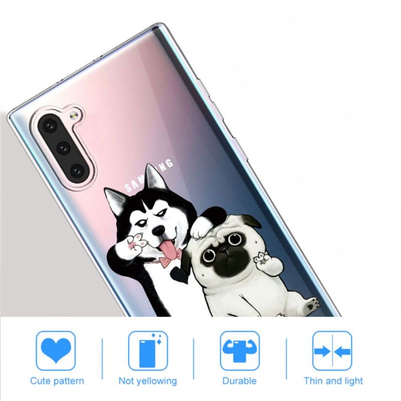Kuori Samsung Galaxy Note 10 Hauskoja Koiria
