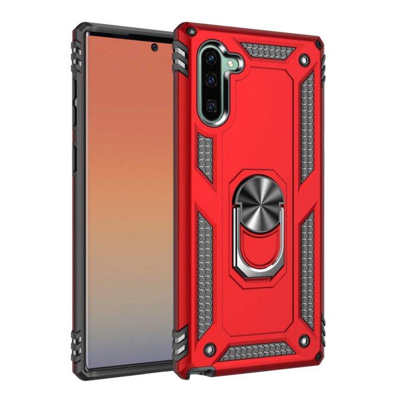 Kuori Samsung Galaxy Note 10 Hopea Musta Premium-Rengas Suojakuori