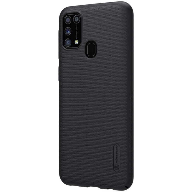 Case Kuoret Samsung Galaxy M31 Punainen Musta Puhelinkuoret Jäykkä Himmeä Nillkin