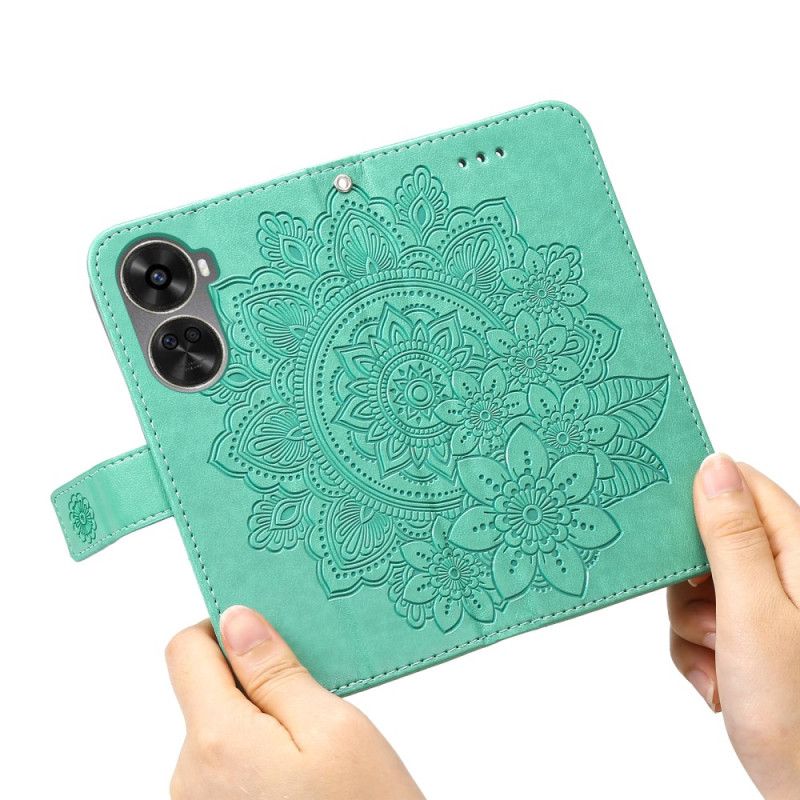 Kuoret Huawei Nova 12 Se Kukkakuvio Hihnalla