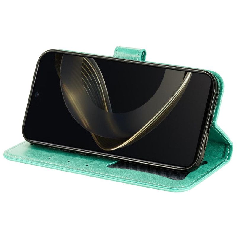 Kuoret Huawei Nova 12 Se Kukkakuvio Hihnalla