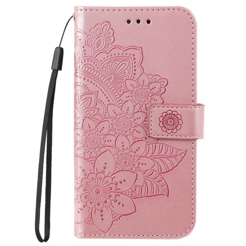 Kuoret Huawei Nova 12 Se Kukkakuvio Hihnalla