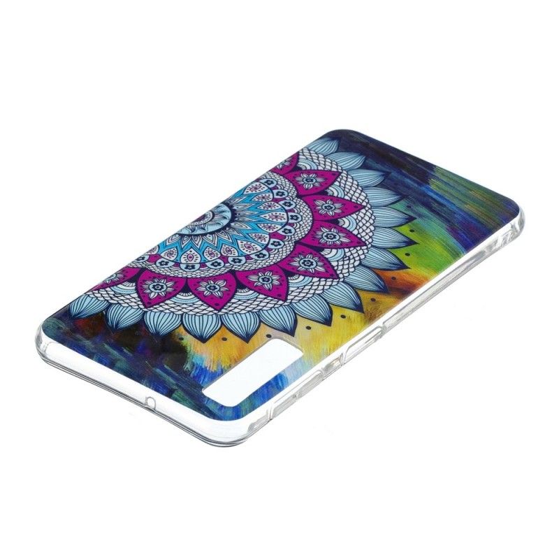 Kuori Samsung Galaxy A7 Fluoresoiva Värillinen Mandala