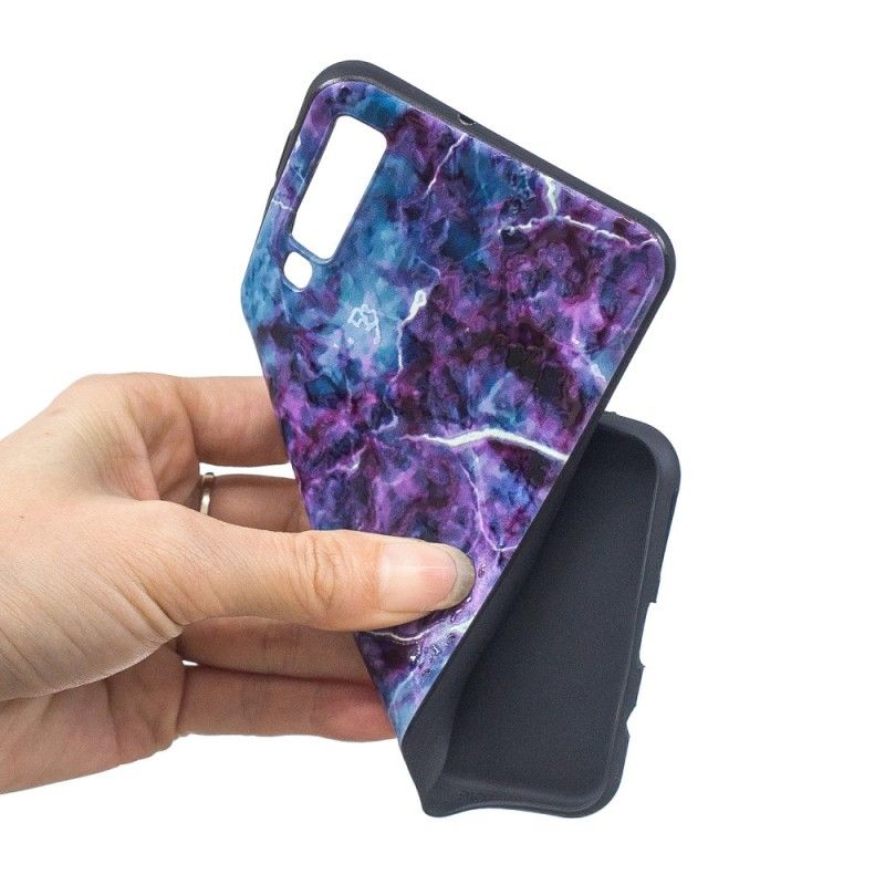 Kuori Samsung Galaxy A7 Puhelinkuoret Violetti Marmori