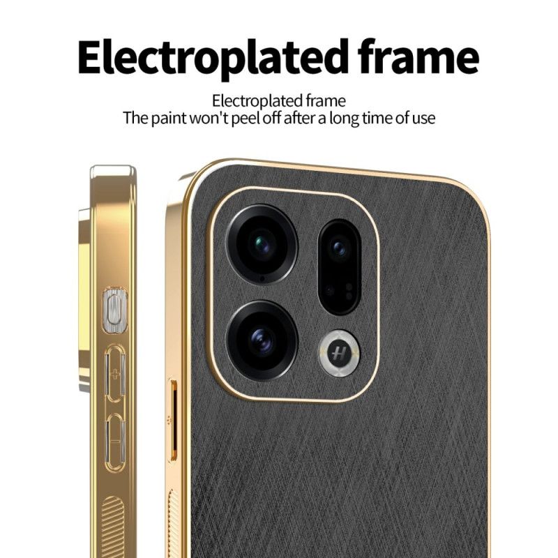 Kuori Oppo Find X9 5g Kadem Nahkaefekti