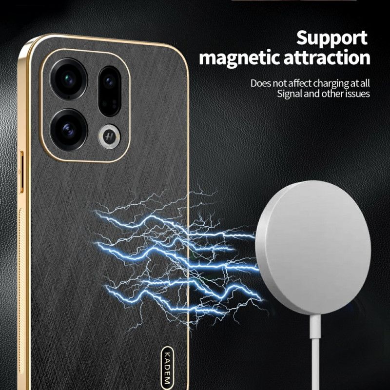 Kuori Oppo Find X9 5g Kadem Nahkaefekti