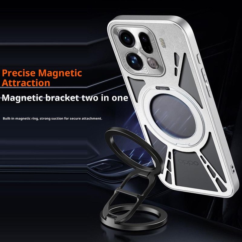 Kuori Oppo Find X9 5g Pyörivä Magneettinen Kiinnike Ja Lämmönpoisto Suojakuori