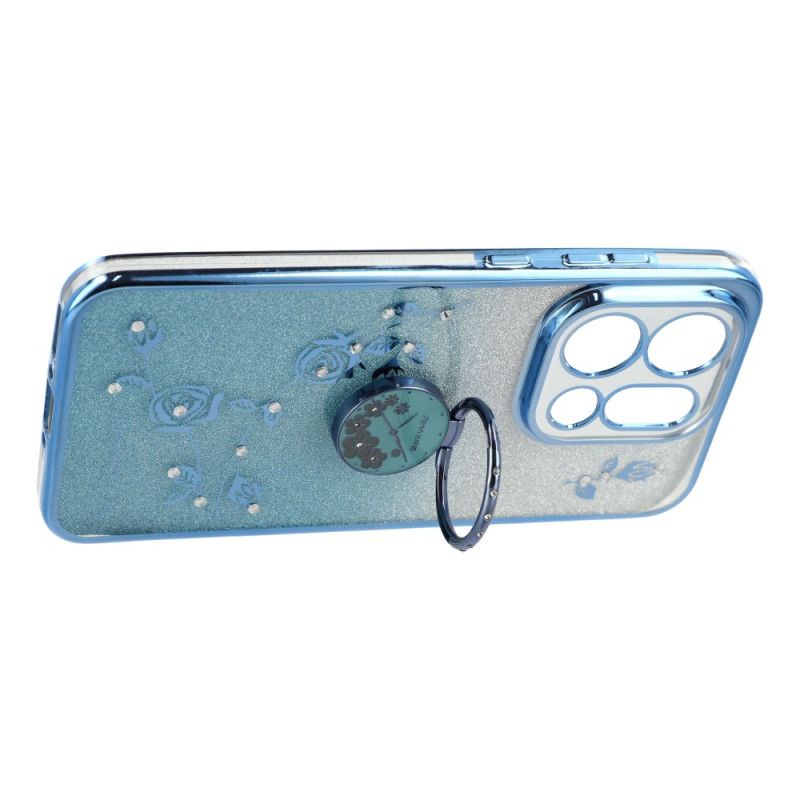 Puhelinkuoret Oppo Find X9 5g Kadem Kukkia Ja Strasseja Koristava Sormuksenpidike