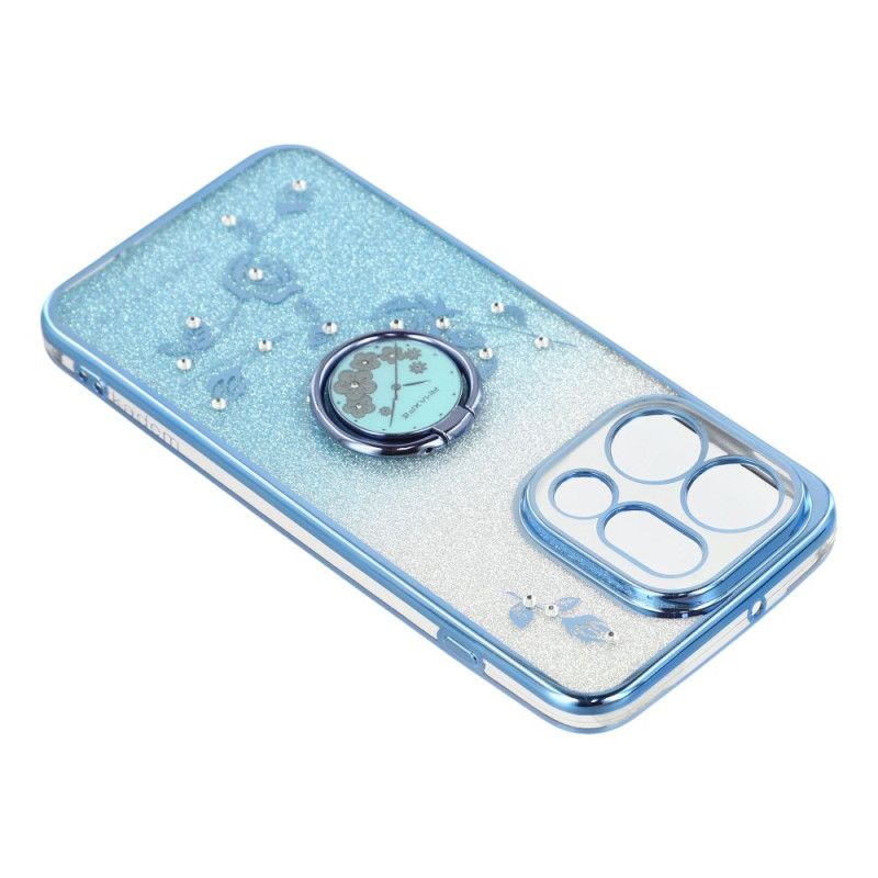 Puhelinkuoret Oppo Find X9 5g Kadem Kukkia Ja Strasseja Koristava Sormuksenpidike