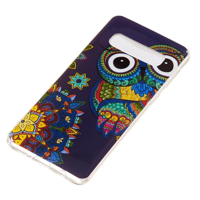 Kuori Samsung Galaxy S10 Fluoresoiva Mandalapöllö