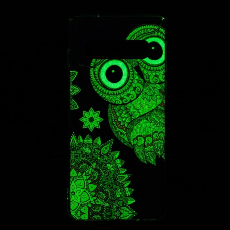 Kuori Samsung Galaxy S10 Fluoresoiva Mandalapöllö