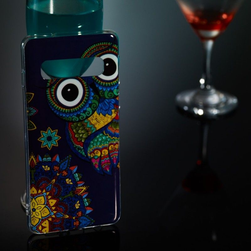 Kuori Samsung Galaxy S10 Fluoresoiva Mandalapöllö