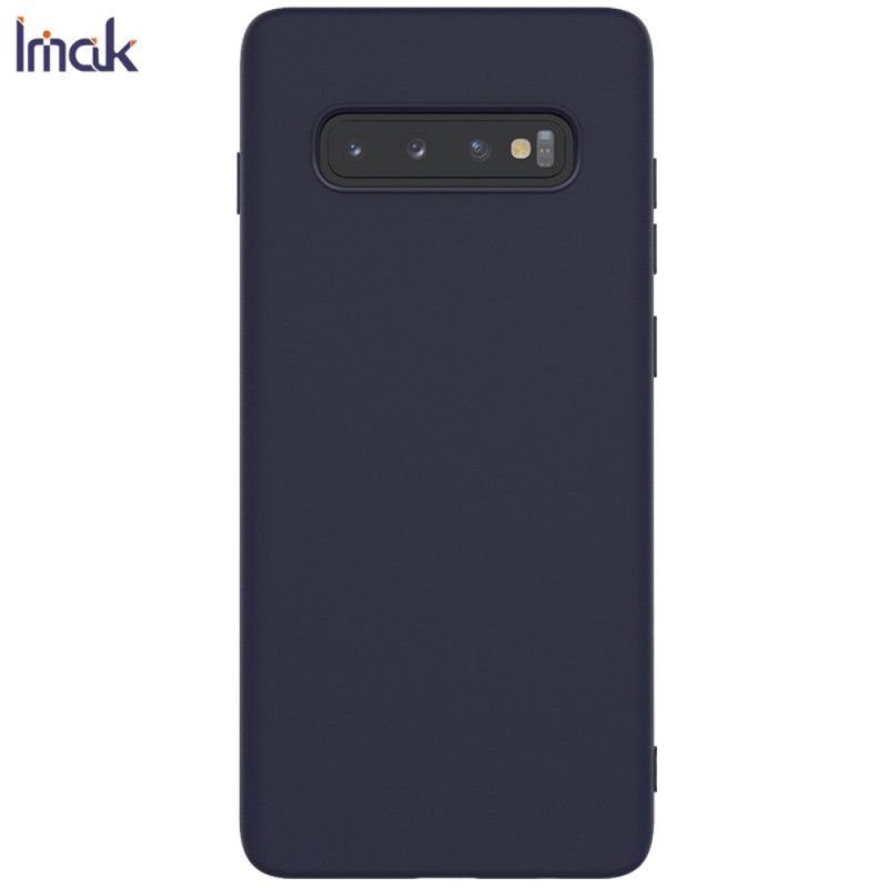 Kuori Samsung Galaxy S10 Tummansininen Musta Himmeä Imak Suojakuori