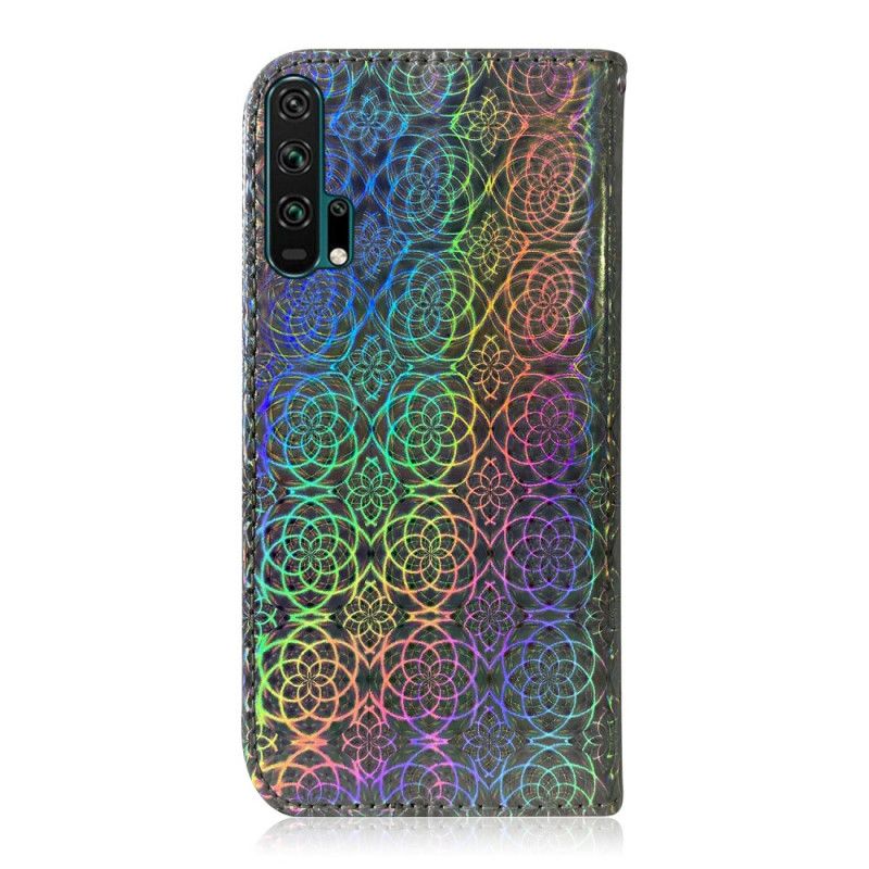 Kotelot Honor 20 Pro Harmaa Musta Puhdas Väri Suojakuori