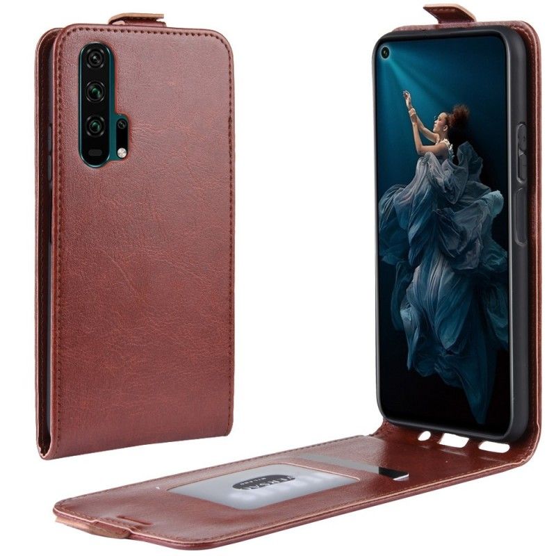 Kotelot Honor 20 Pro Valkoinen Musta Retro-Taitto