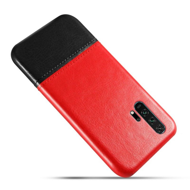 Kuori Honor 20 Pro Musta Kaksisävyinen Nahkaefekti