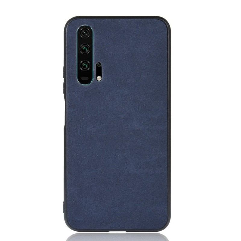 Kuori Honor 20 Pro Ruskea Vintage-Tyylinen Nahkaefekti Suojakuori