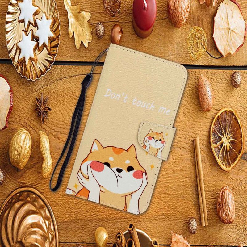 Kotelot Samsung Galaxy A15 5g Akita-kuvio Hihnalla
