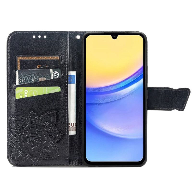 Kotelot Samsung Galaxy A15 5g Puhelinkuoret Barokkiperhonen Hihnalla