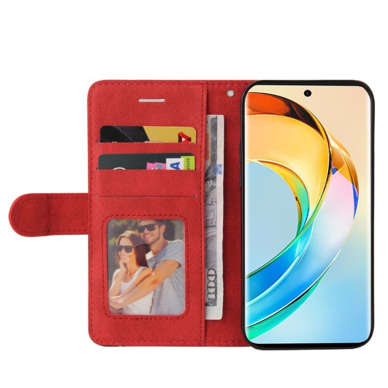 Kotelot Honor X9b / Magic 6 Lite Kaksisävyiset Aaltoviivat Hihnalla