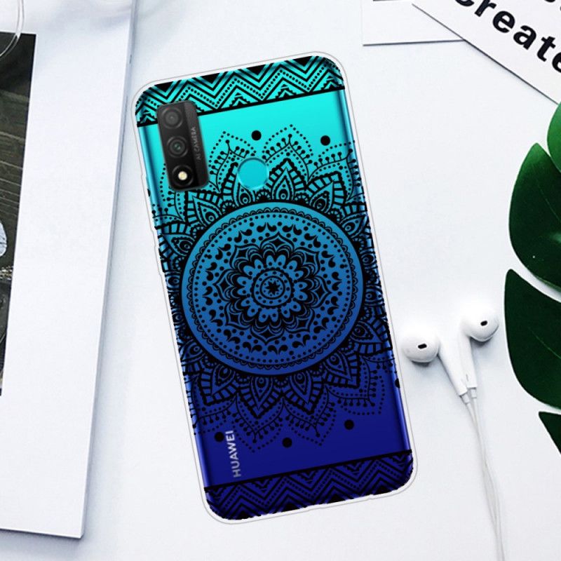 Kuori Huawei P Smart 2020 Läpinäkyvät Kukat Mandala Suojakuori