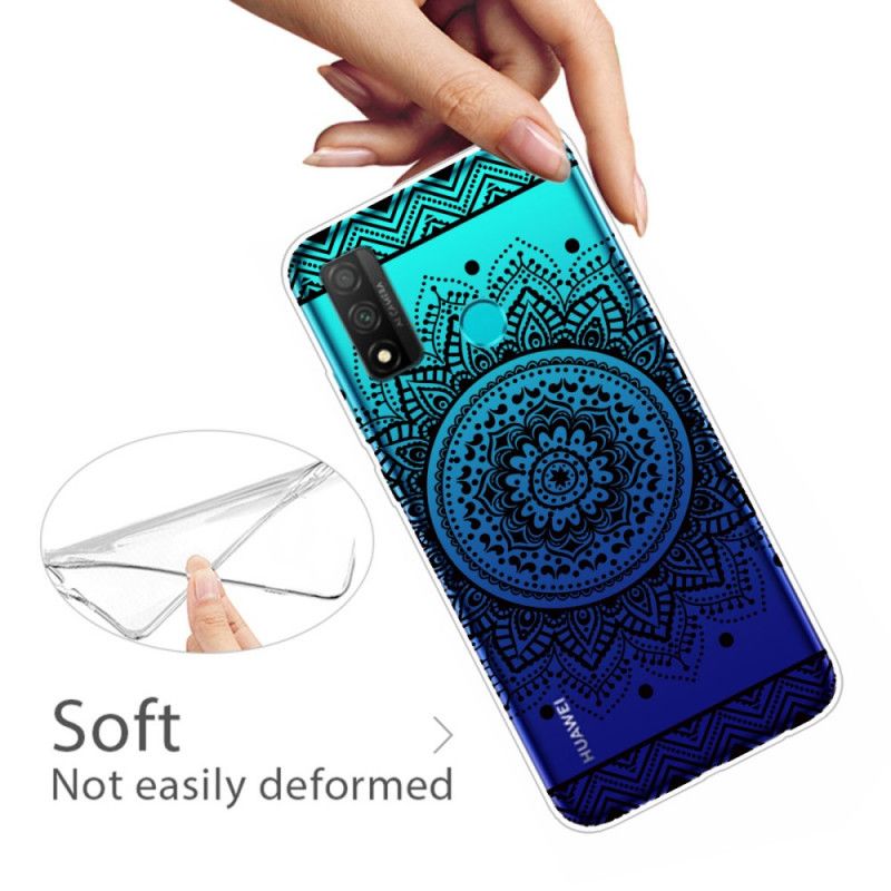 Kuori Huawei P Smart 2020 Läpinäkyvät Kukat Mandala Suojakuori