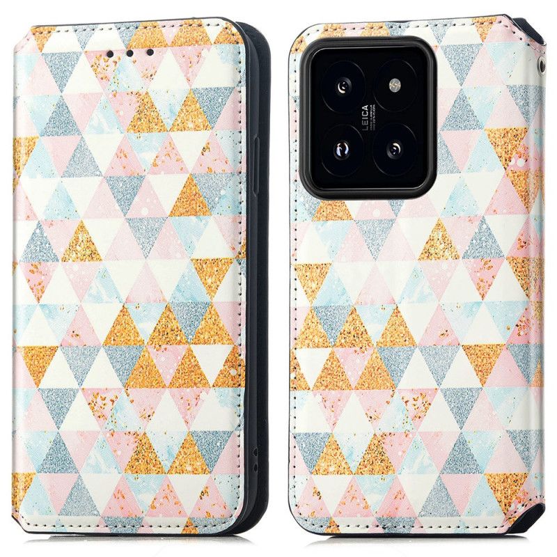Nahkakotelo Xiaomi 14t Caseneo Rfid-lompakko