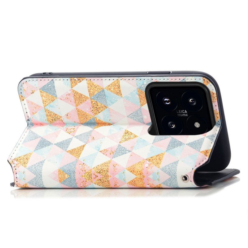 Nahkakotelo Xiaomi 14t Caseneo Rfid-lompakko
