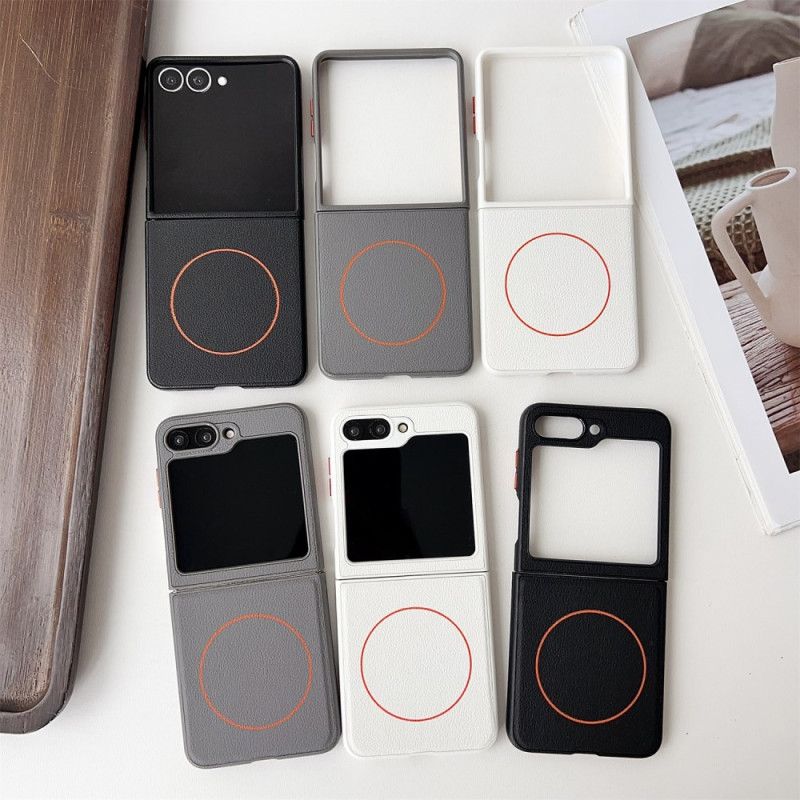 Case Samsung Galaxy Z Flip 7 Puhelinkuoret Magsafe Orange Ring -yhteensopiva