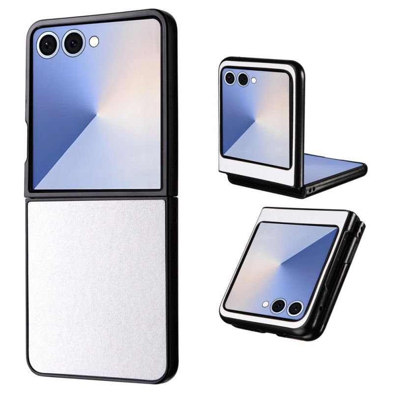 Case Samsung Galaxy Z Flip 7 Puhelinkuoret Yksivärinen Nahkaefekti