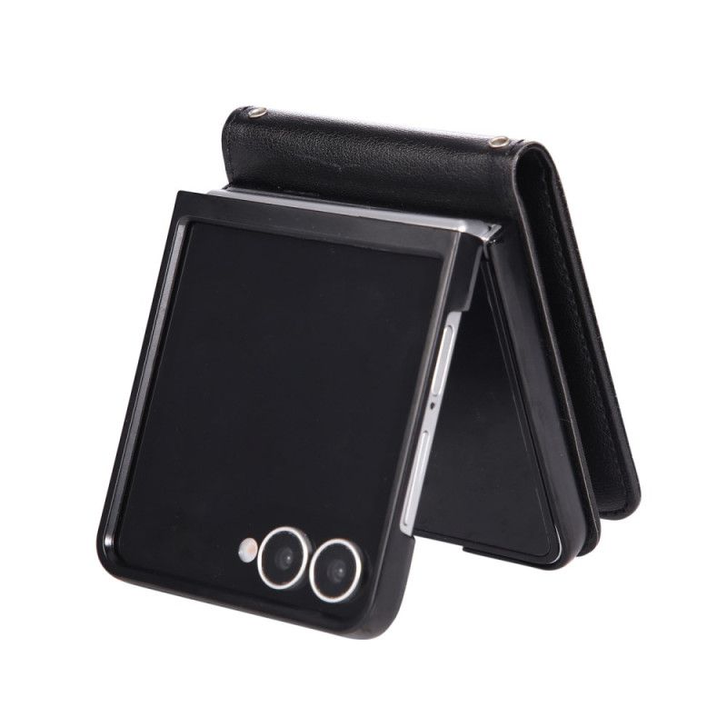 Kotelot Samsung Galaxy Z Flip 7 Keinonahkainen Korttikotelo Suojakuori