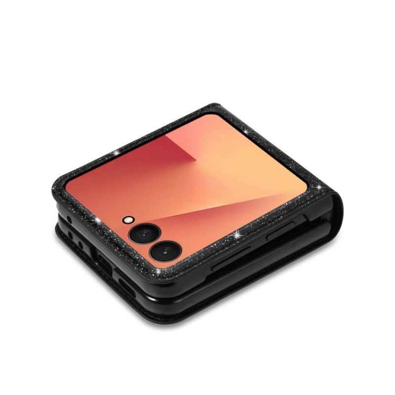 Kuori Samsung Galaxy Z Flip 7 Kimaltava Korttiteline