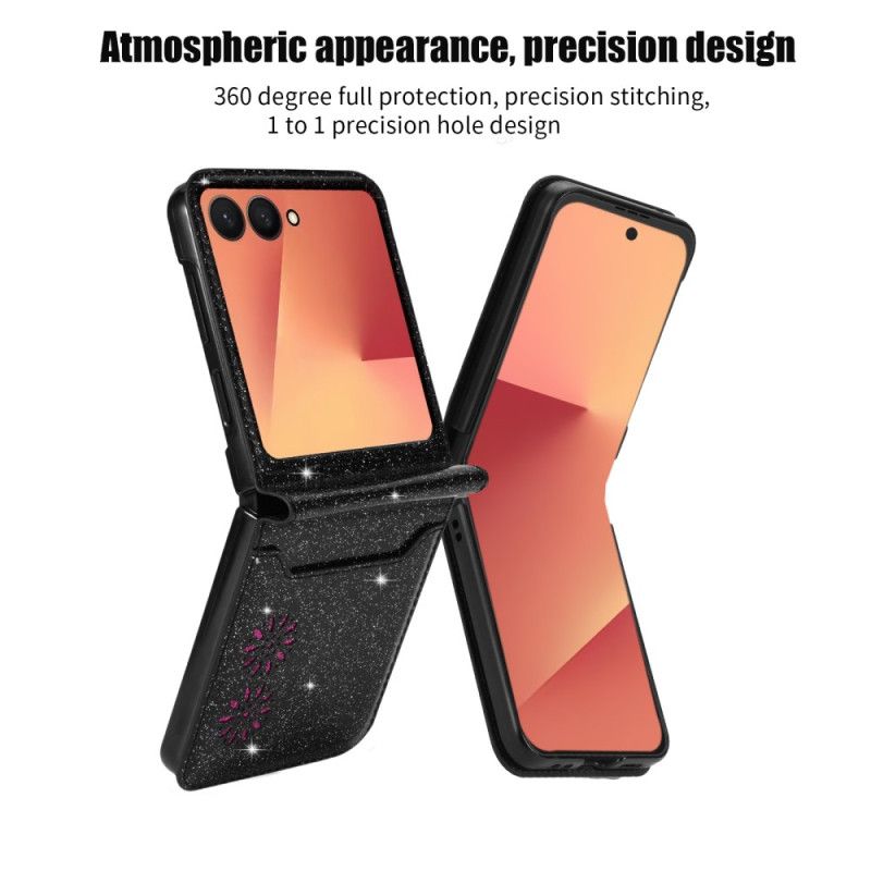 Kuori Samsung Galaxy Z Flip 7 Kimaltava Korttiteline