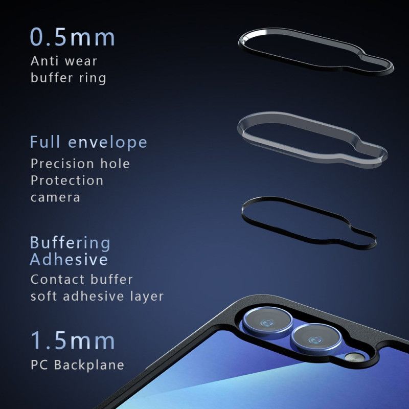 Kuori Samsung Galaxy Z Flip 7 Kirkas Iskunkestävä Suoja Suojakuori