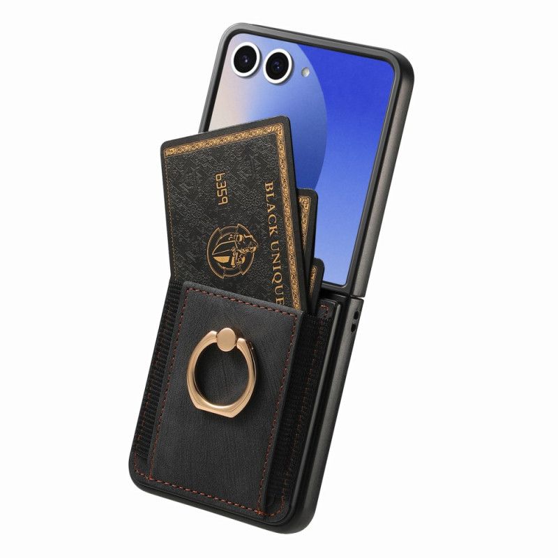 Kuori Samsung Galaxy Z Flip 7 Korttikotelo Ja Jalusta Suojakuori